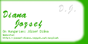 diana jozsef business card